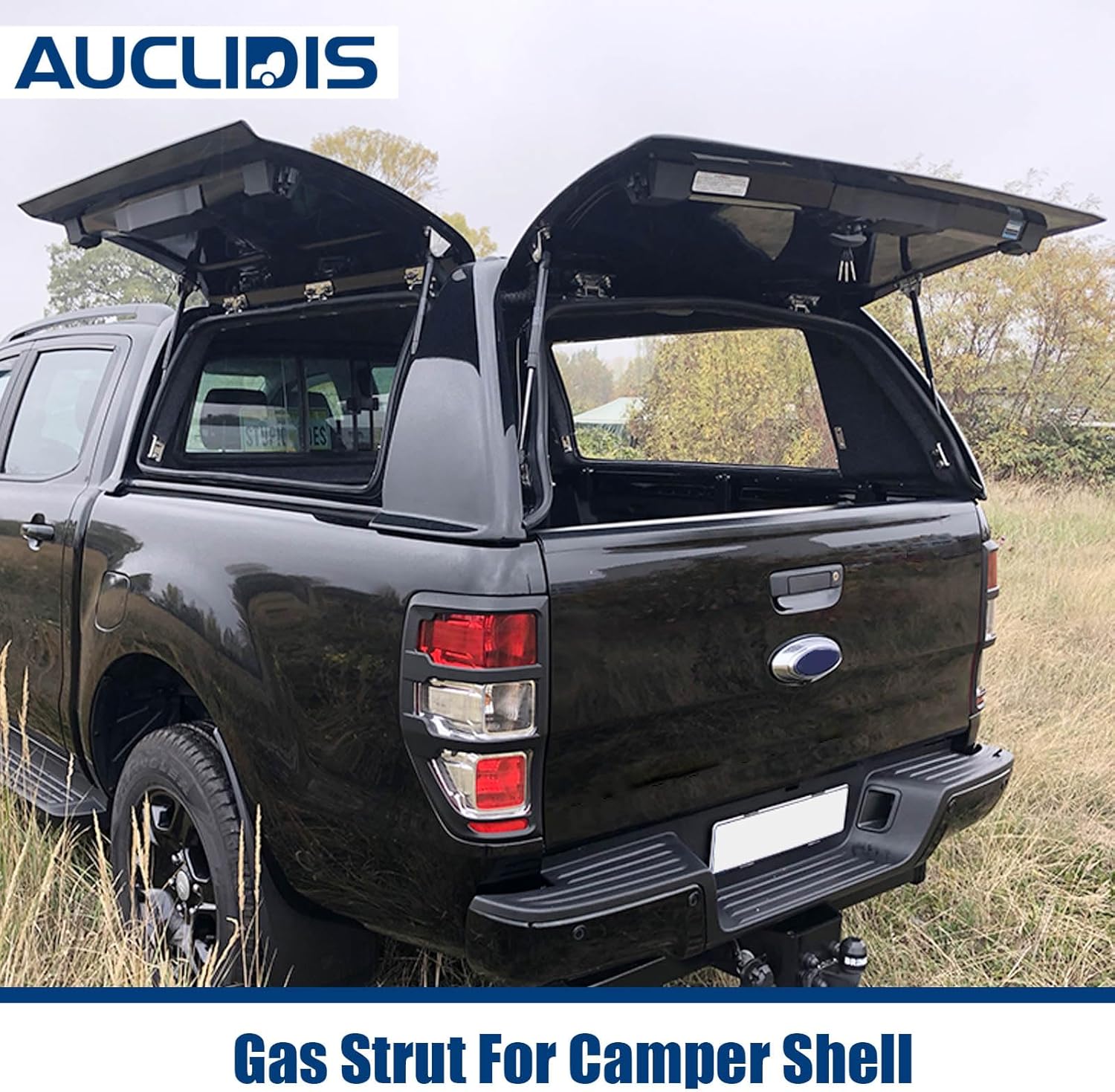 c16-02622 gsni-5200-30 17 inch 28lb/125n gas strut shock spring lift support for leer camper shell truck topper cap canopy door window toolbox snugtop replacement parts, c1615041 c1615070, set of 2