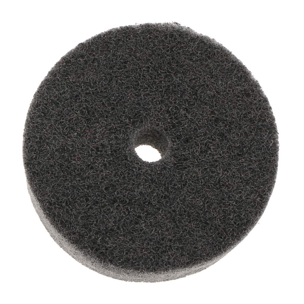POFET - 5 ruote in fibra di nylon da 75 mm, per rimuovere sbavature, vernici, polvere per smerigliatrici da banco, 5 pezzi