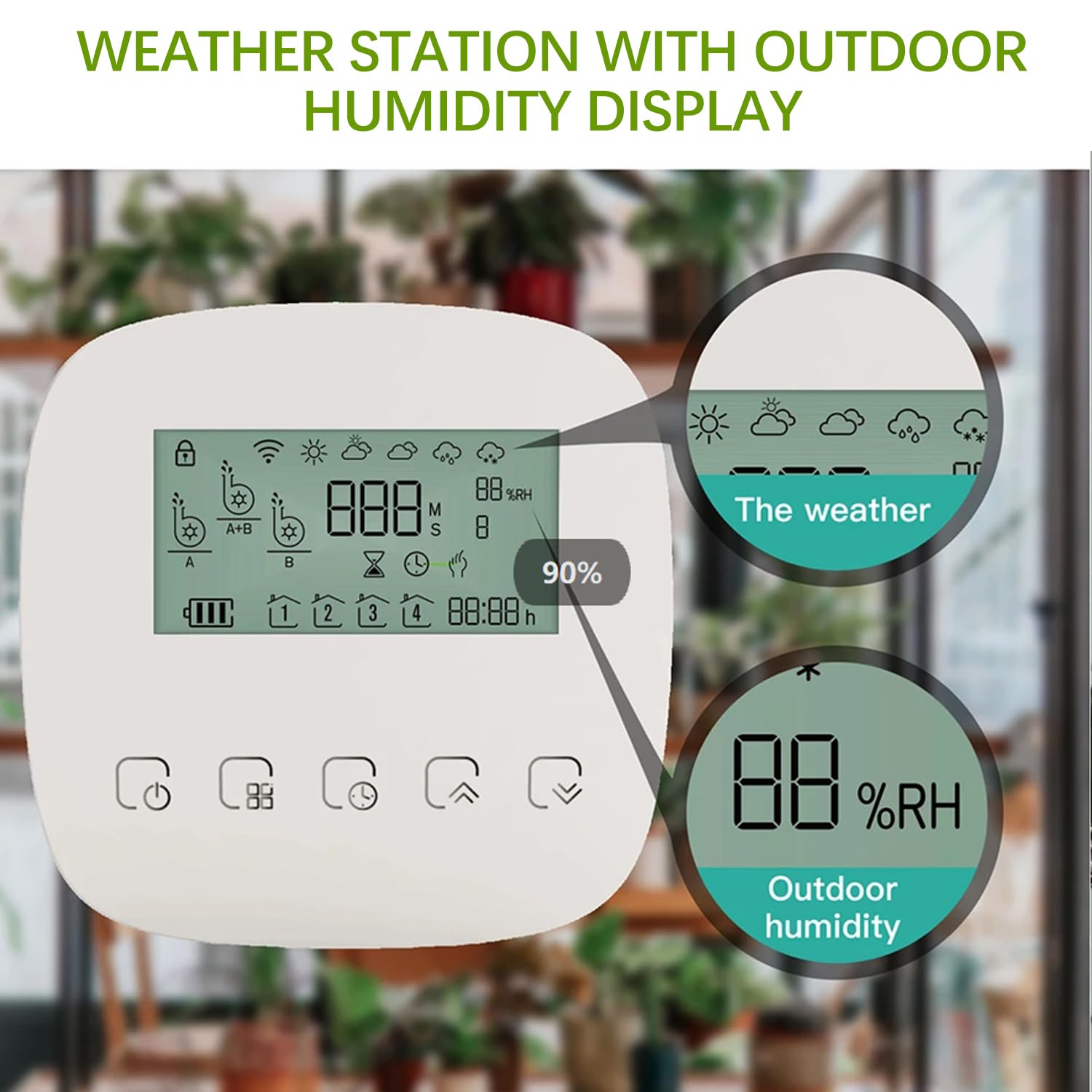 Drip Irrigation System, 2 Pumps for Zone Watering, Programmable Weekly Timer, 20 Adjustable Drippers & 35FT Tubing, Automatic Garden Watering Kit for Lawn/Greenhouse.44D