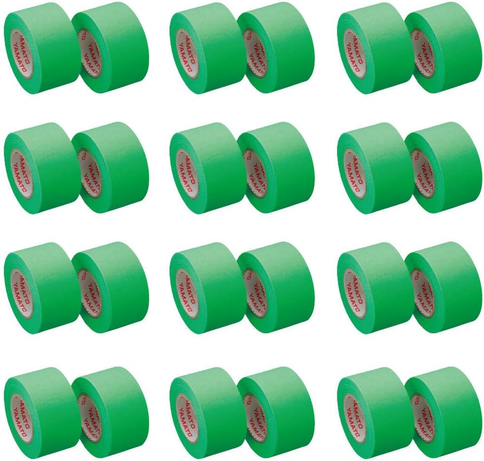 Yamato WR-25H-LI-12PR Sticky Notes Roll Tape, Refill, 2 Rolls, Set of 12, Lime