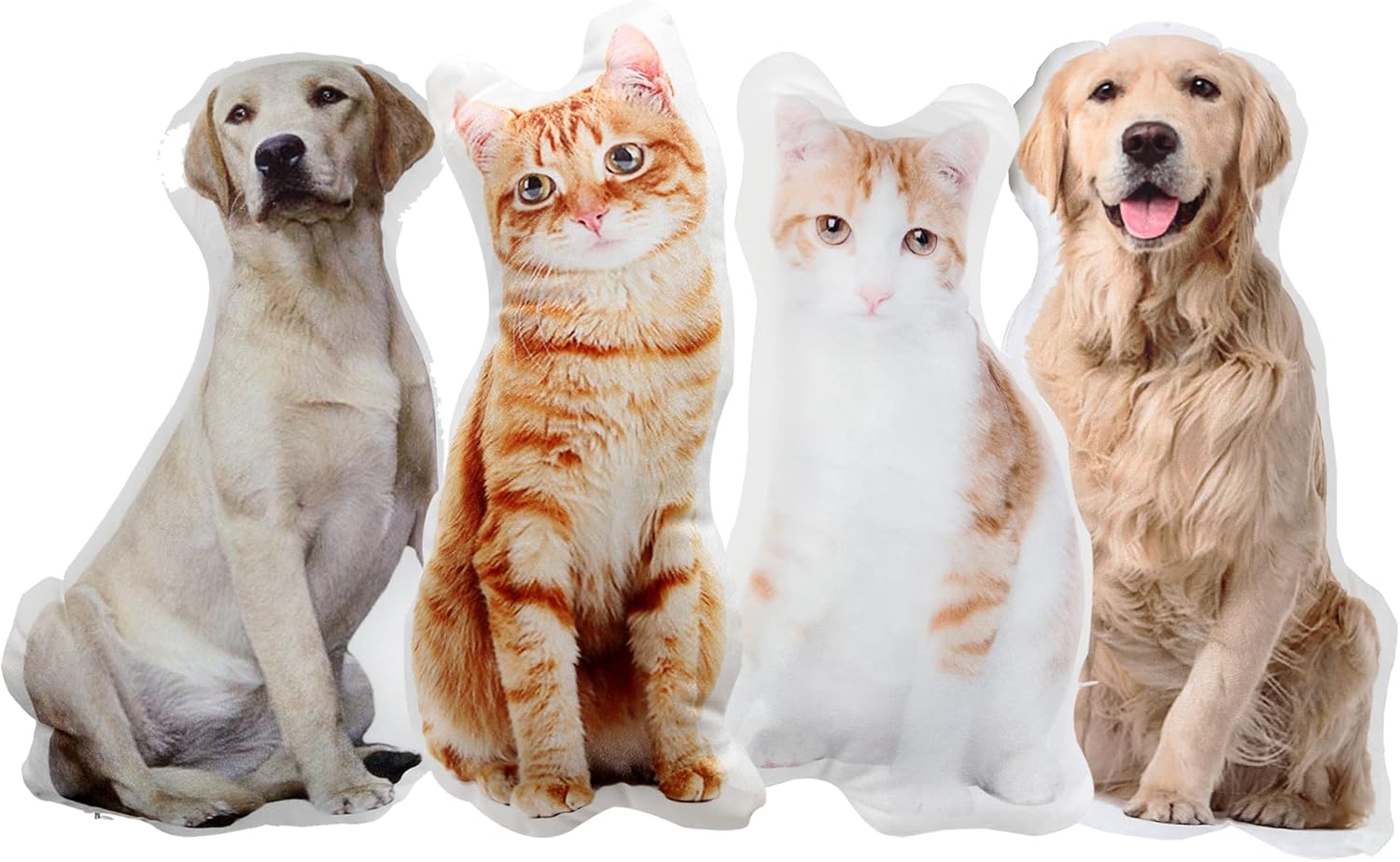 Custom Pillow with Picture Personalized Dog Cat Pillow Custom Pet Face Pillow,Multicolor,20inches