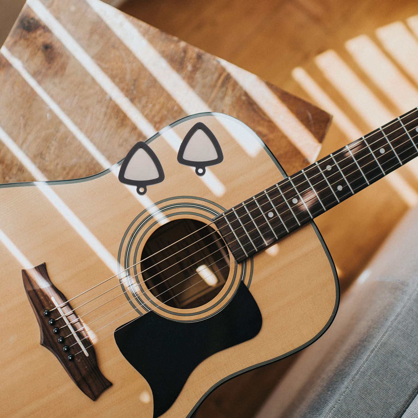 Abaodam 4sätze Guitar Pick Holder Mit -Picks Praktischer Für Gitarrenplektren Für Musiker Und Gitarrenliebhaber Große -