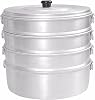 Radhna Indian Traditional Aluminium Momos Steamer 8" With 4 Tier Water Capacity 2.3 Liters - Fastest Delivery with DHL