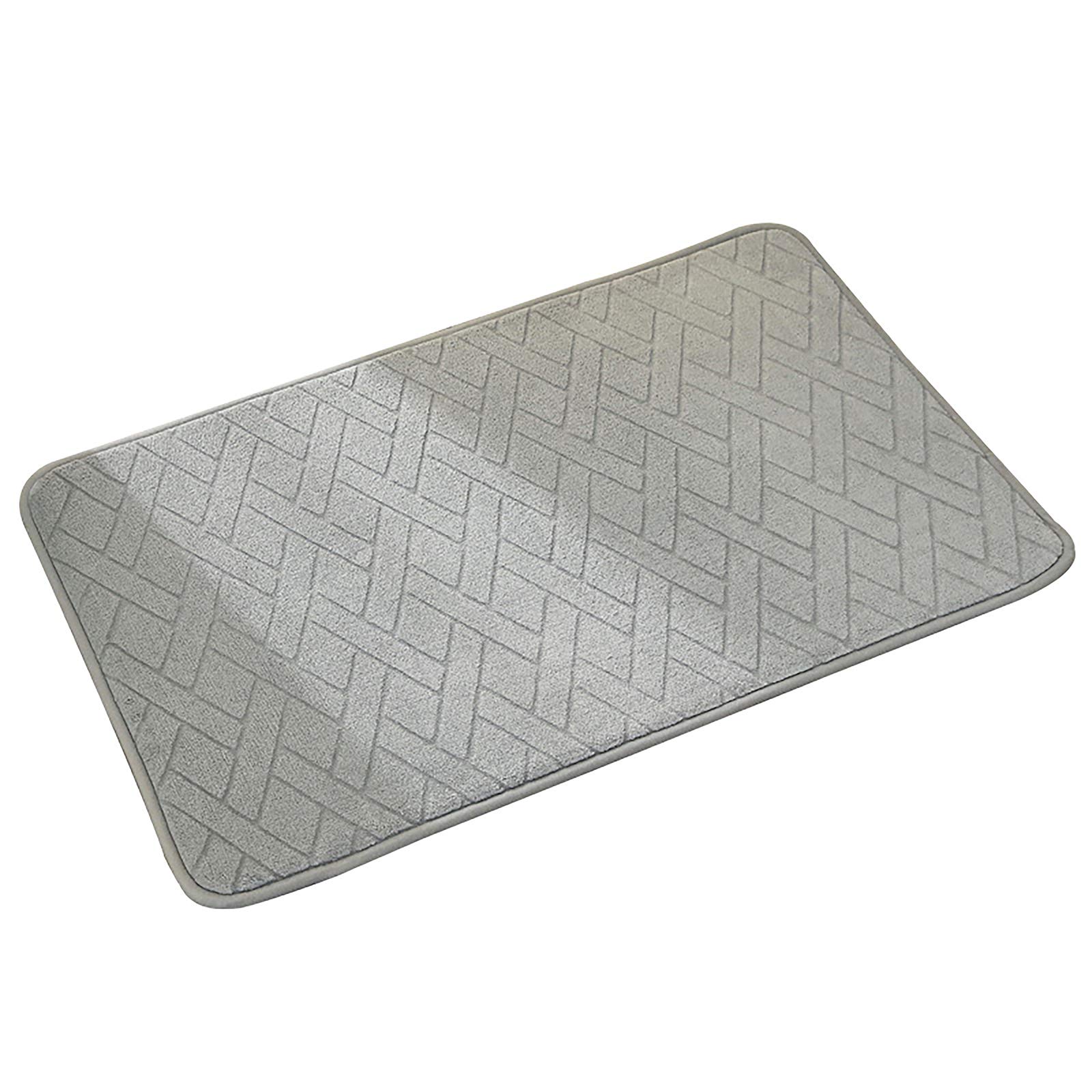 Zerbino Memory Foam corallo del panno antiscivolo bagno Mat molle eccellente microfibra Bath Mat Lavabile in lavatrice Bagno Tappeti assorbente eccellente spessa e resistente Bagno Tappeti,2,50cmx80cm