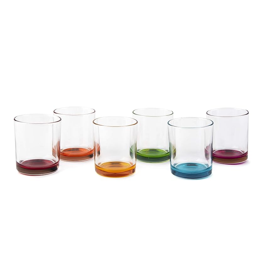 Excelsa Marrakech Set 6 Bicchieri Acqua Vetro, Capacità: 260 ml
