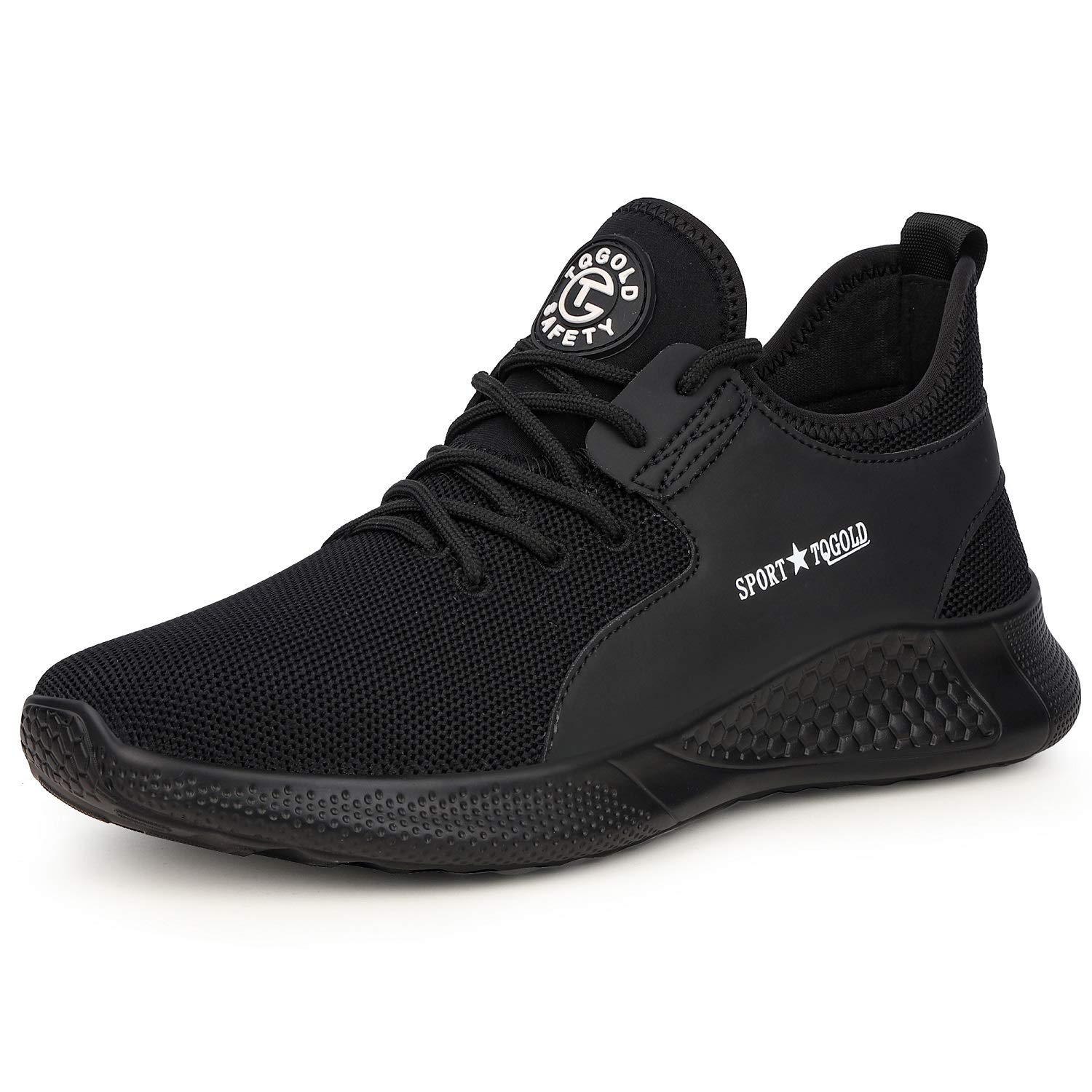 AONEGOLD Scarpe Antinfortunistica Uomo Donna Scarpe da Lavoro con Punta in Acciaio Leggere Traspiranti Antiscivolo Sportive di Sicurezza Scarpe