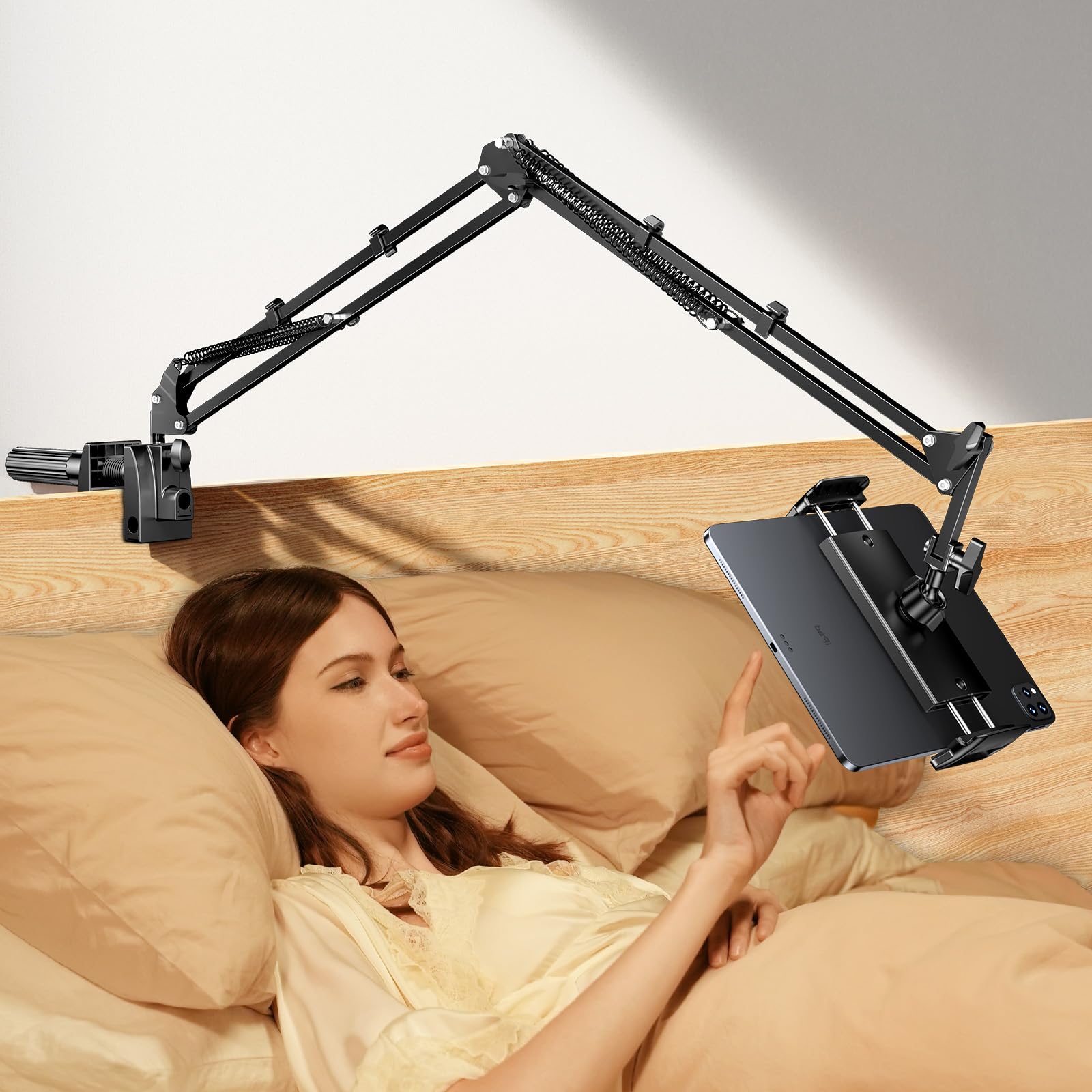 TRYONE Tablet Halterung Bett, 360°Drehbarer