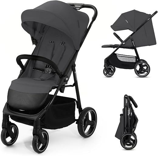 🚫 [CADUCADO] 🔥 Kinderkraft TRIG 3, Lightweight Stroller, Adjustable, up to 22 kg, Grey