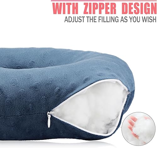 Vista 122 de Almohadas de perforación de oreja para dormir de lado con orificio para la oreja, almohadas de perforación CNH, soporte para aliviar el dolor