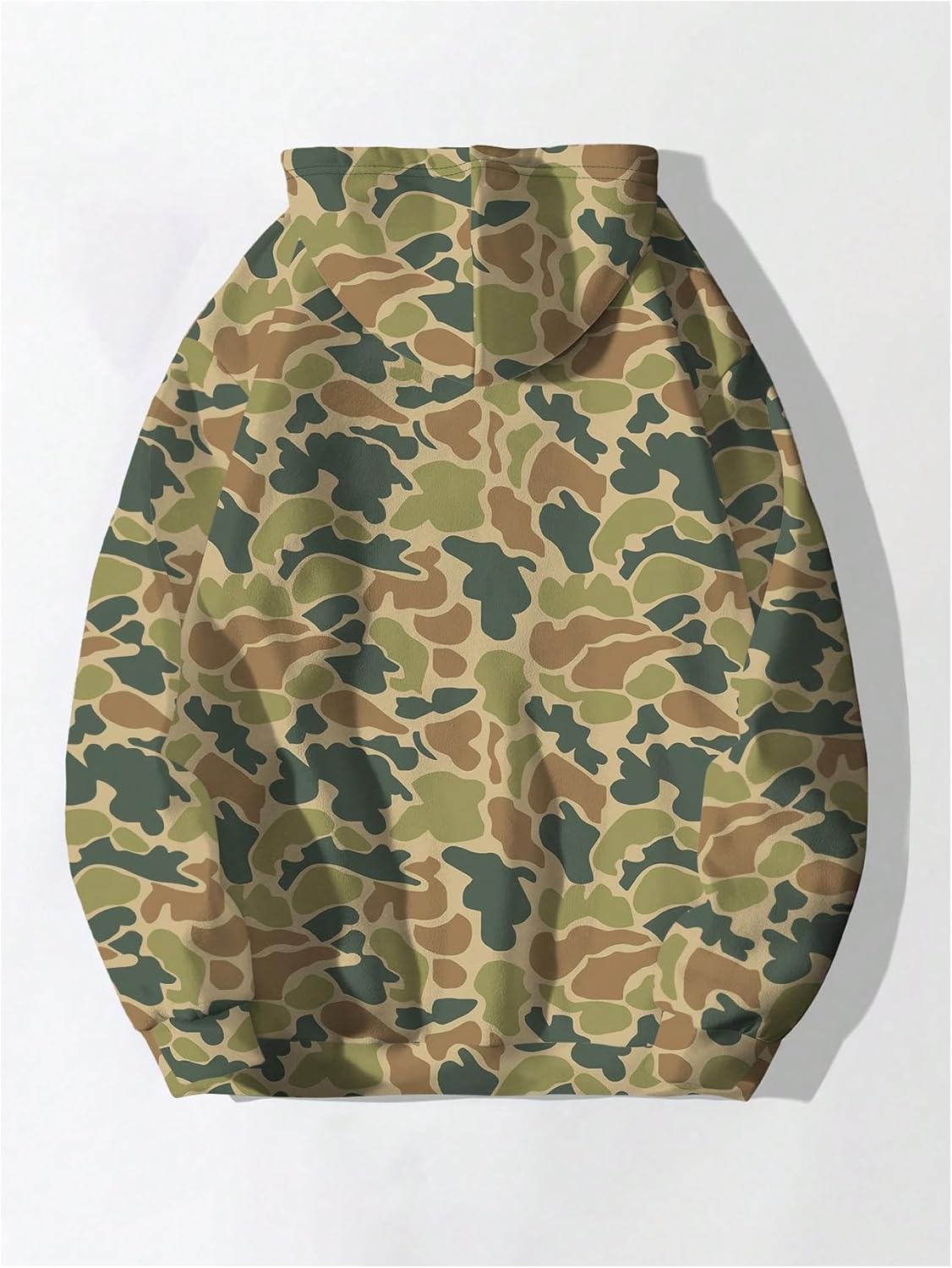 SOLY HUX Hoodies for Men Camo Sweatshirt Drawstring Long Sleeve Pullover Tops with Pocket - Image 2