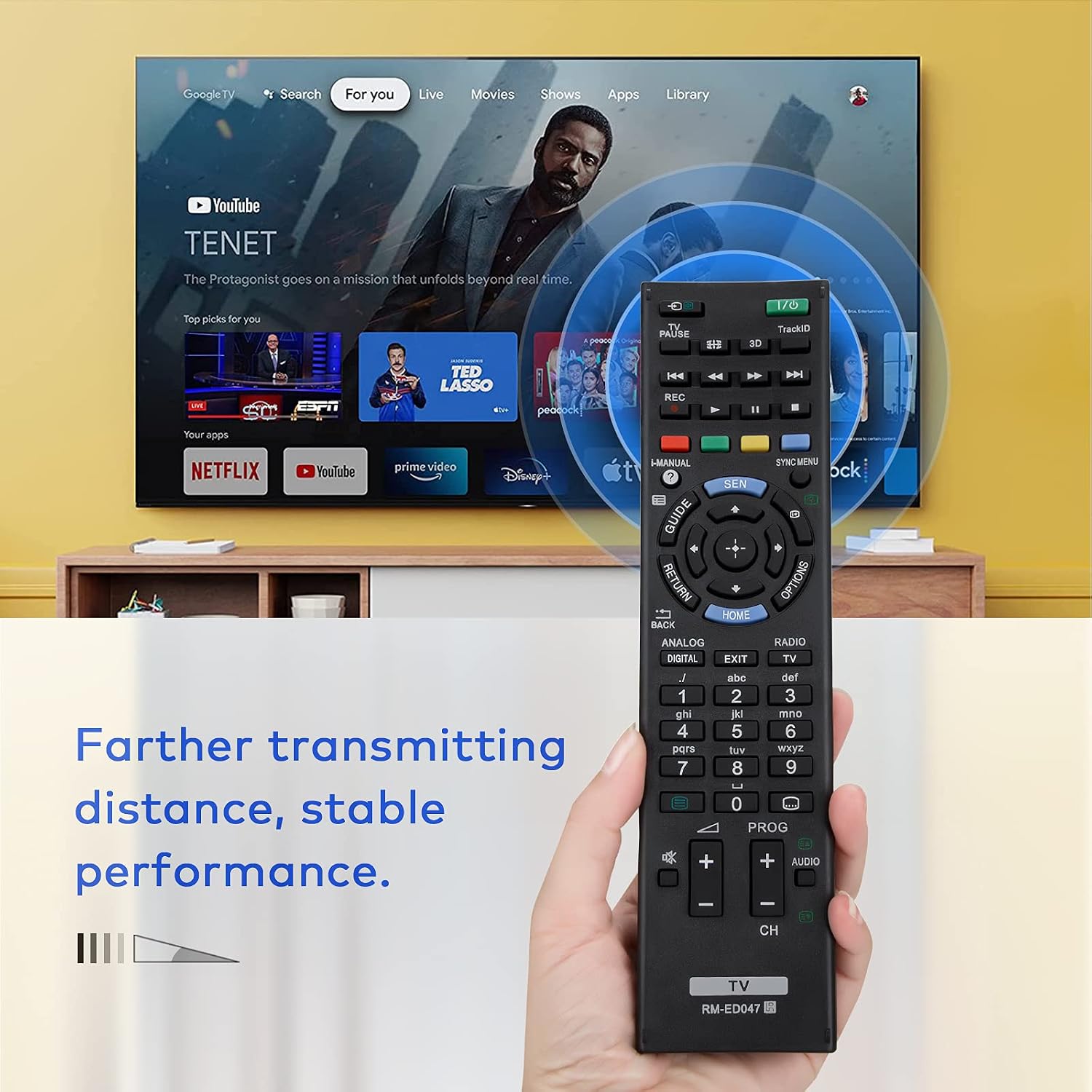 Angrox Universal Remote Control Applicable for All Sony Brand TV