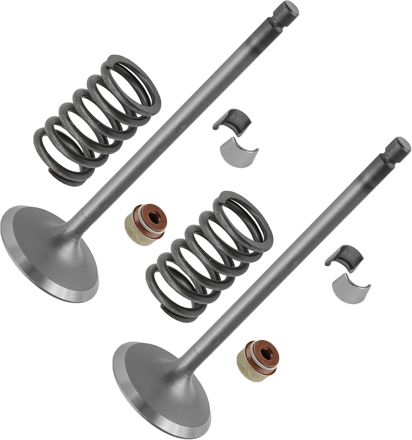 Caltric Intake Valve Kit Compatible with Arctic Cat 650 4X4 H1 2005-2012 Prowler XT 650 2006-2009 / Wildcat 4 1000 2012-2015 / Wildcat 4X 1000 2013-2019