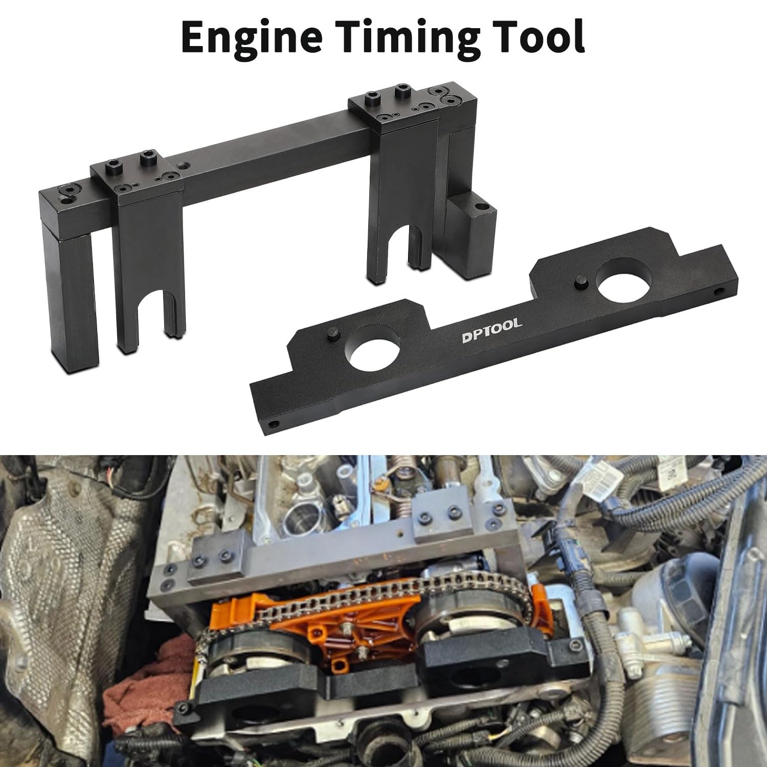 DPTOOL Kit di fissaggio del volante con estrattore iniettori per BMW N20 N26