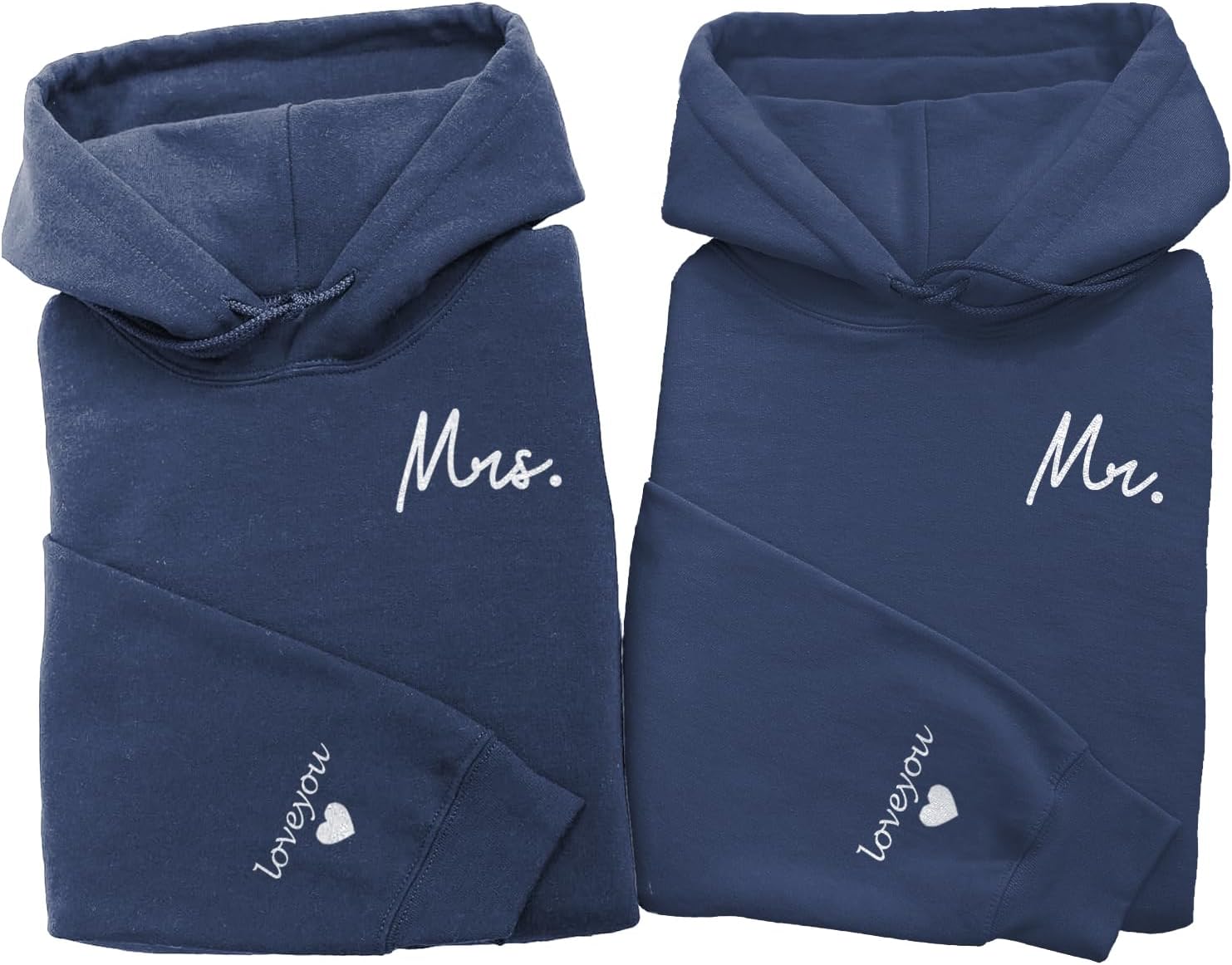 Couples Hoodies Pullover Unisex Hooded Matching Valentines Custom Hoodie with Pockets - Image 3