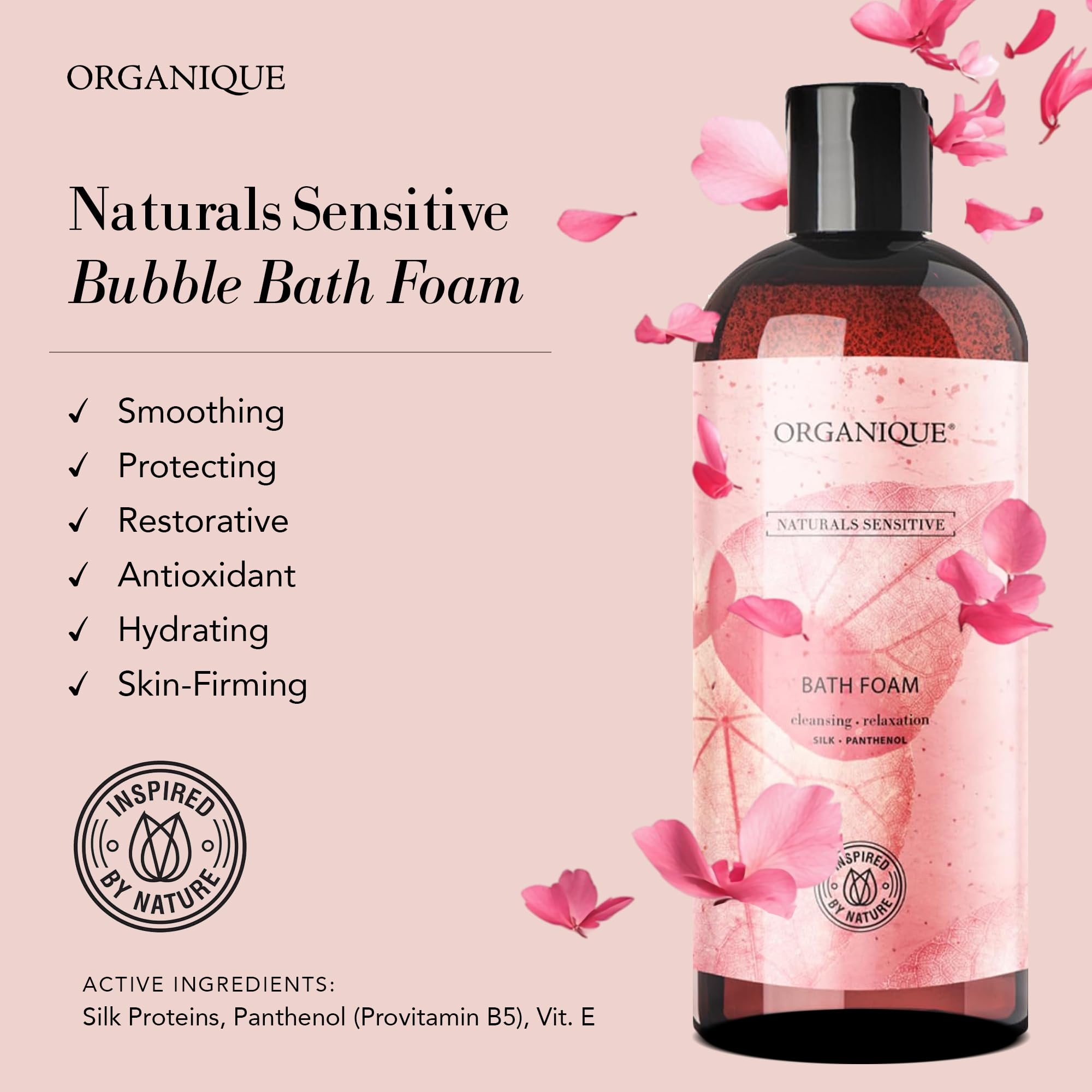 Organique Beauty Mild Natural Cleansing & Relaxing Bath Foam - 400 ml, Scented, Dry Skin Care (Magnolia Flower) - Image 3