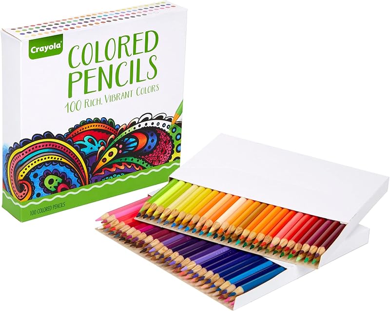 Adult Colored Pencil Set (100ct), Premium Coloring Pencils For Adult Coloring Books, Gifts for Teens & Adults, 12+