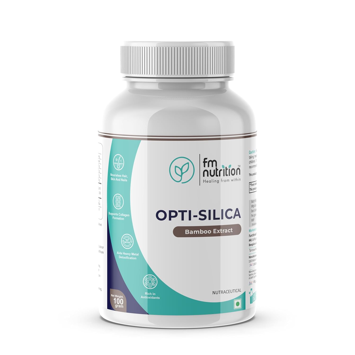 FM Nutrition Opti-Silica Bamboo Extract Powder | Vegan Silica Supplement for Hair Skin Nails Support | Collagen Support, B... - Review, Price and Buying Guide