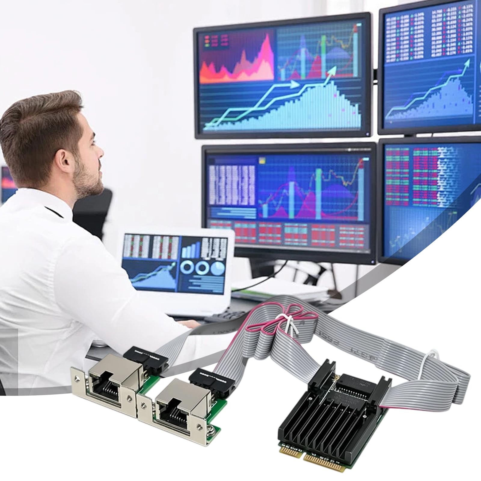 Scheda E Gigabit con Doppie Porte RJ45 e Ampia compatibilità con i sistemi operativi Scheda con Fattore Forma Ridotto