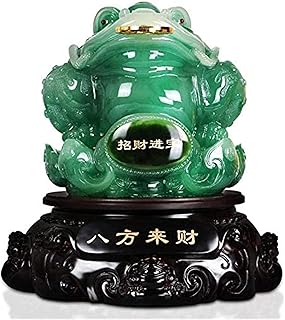 FGUD Fortune Argent Grenouille Trois Argent Grenouille à Pattes de Richesse Attire la Richesse et Bonne Chance pour la décoration de la Maison de Bureau