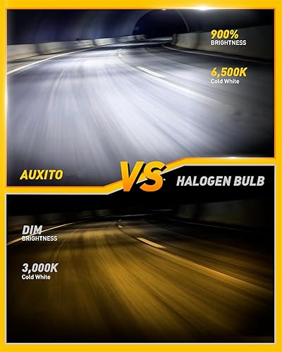 Vista 30 de AUXITO Bombillas LED antiniebla H11/H8/H16 o DRL, 6000 lúmenes, luz amarilla ámbar de 3000 K, 300% de brillo, chips LED CSP antiniebla de repuesto