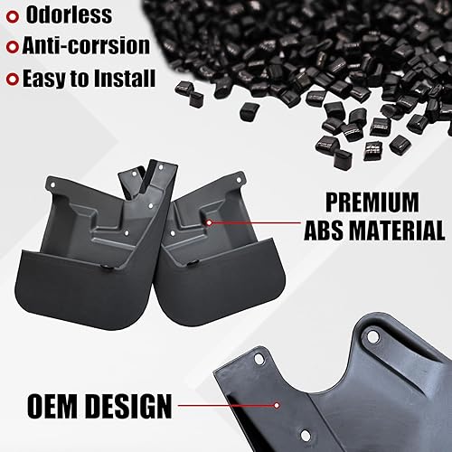 Miniatura 9 de Aletas de barro para Maverick 2022 2023  Moldura de labios de rueda delantera y trasera protectores contra salpicaduras para accesorios Ford