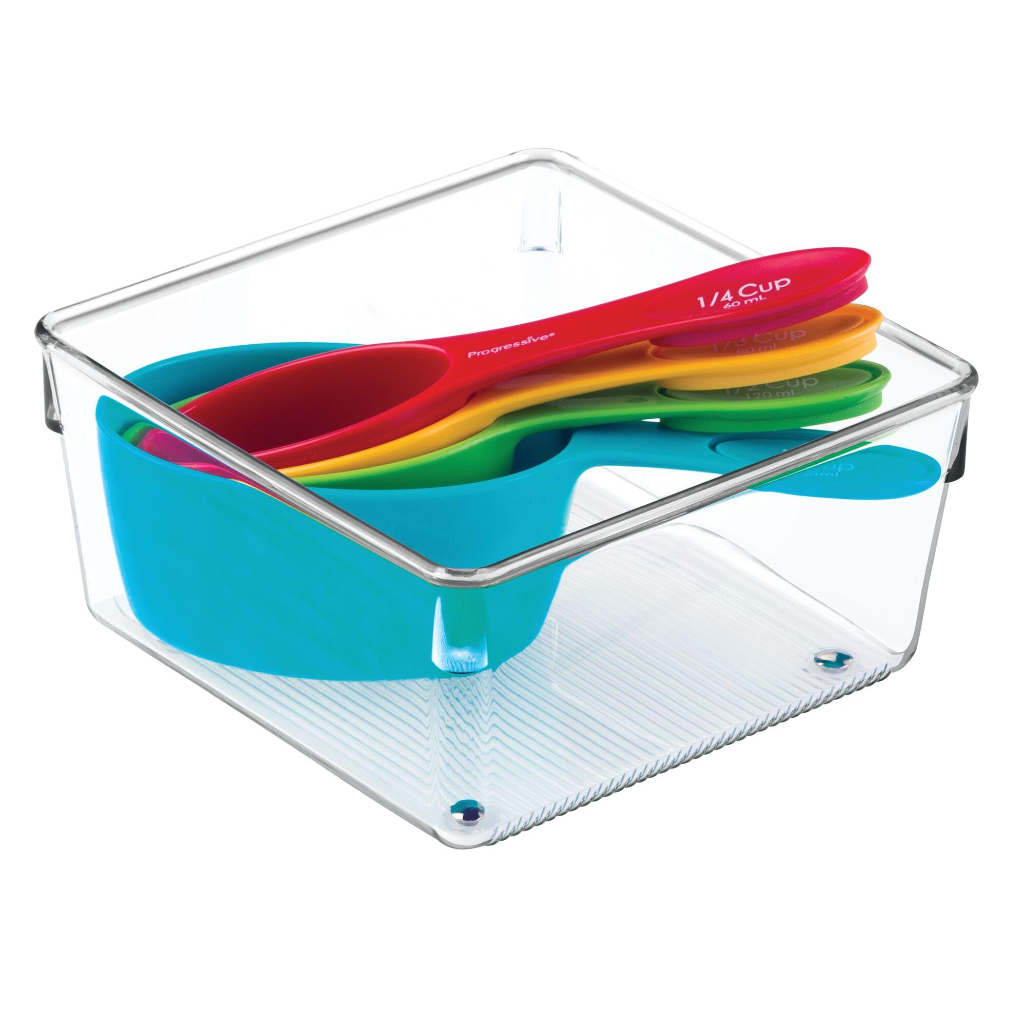 iDesign Recycled Plastic Drawer Organizer Bin - Linus Collection - Clear