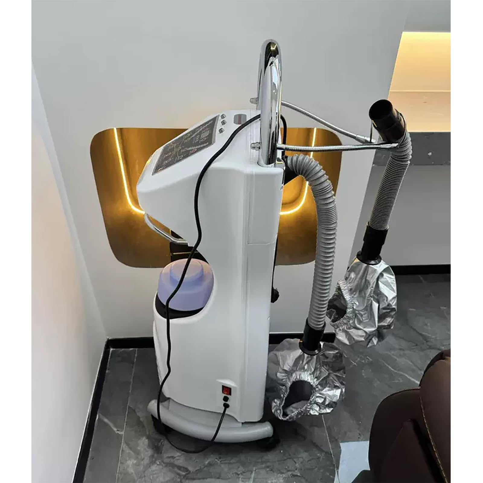 Vaporizzatore per la Cura dei Capelli e del Cuoio capelluto, vaporizzatore per Capelli con micronebulizzazione, disintossicante per Il Cuoio capelluto, Avvio con Un Solo Tocco
