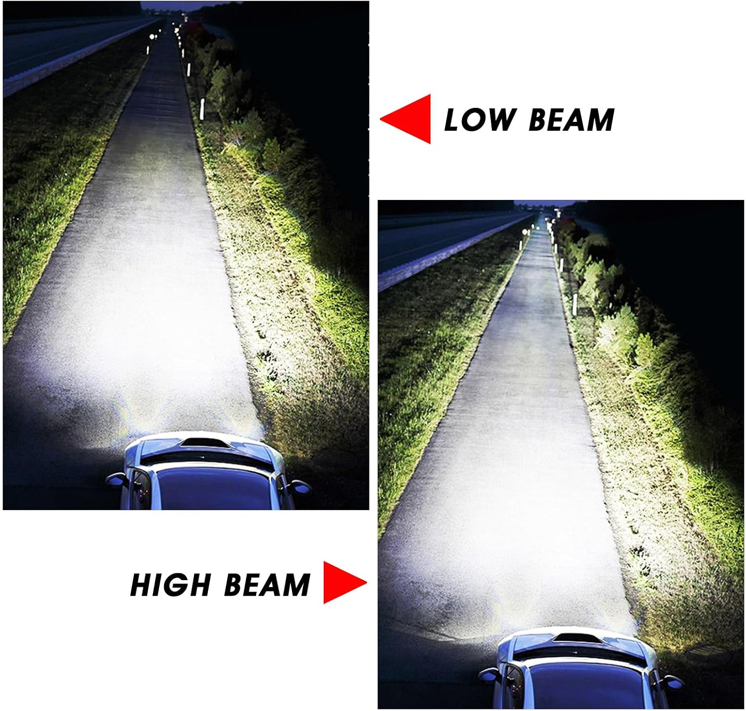 D5S HID Xenon Headlight Bulbs 35W 6000K Cool White High Low Beam Replacement Headlamps - Metal Base, Pack of 1