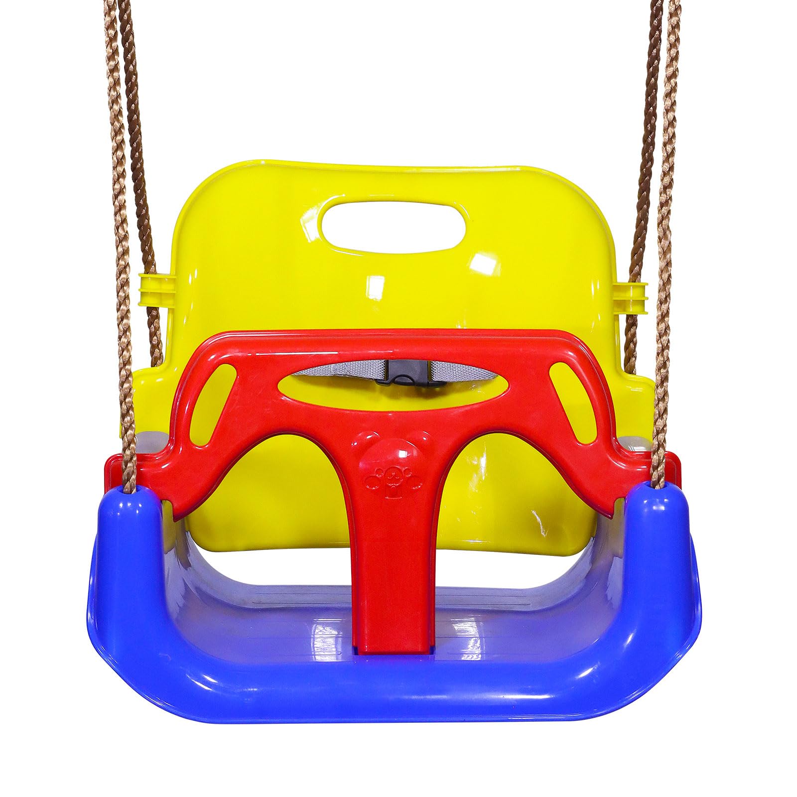 Columpio Infantil Jardin Bebe Exterior Interiore Baloiço Ajustable 50KG,Rojo