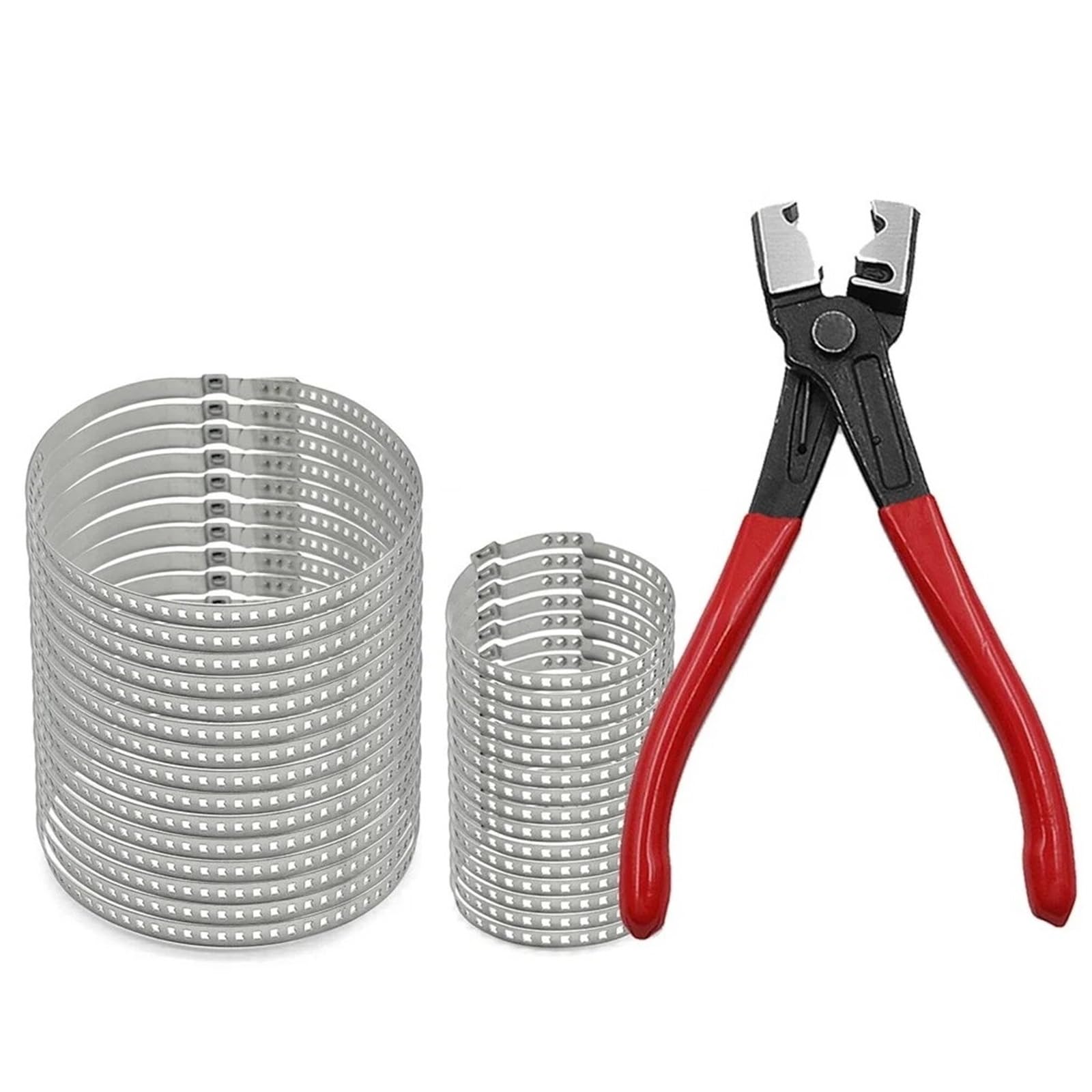 CV Boot Installation Tool 31pcs/Set Clicr-R Hose Clip Plier + Universal CV Boot Clips Kit Stainless Steel Clamp+ Tire Sheath