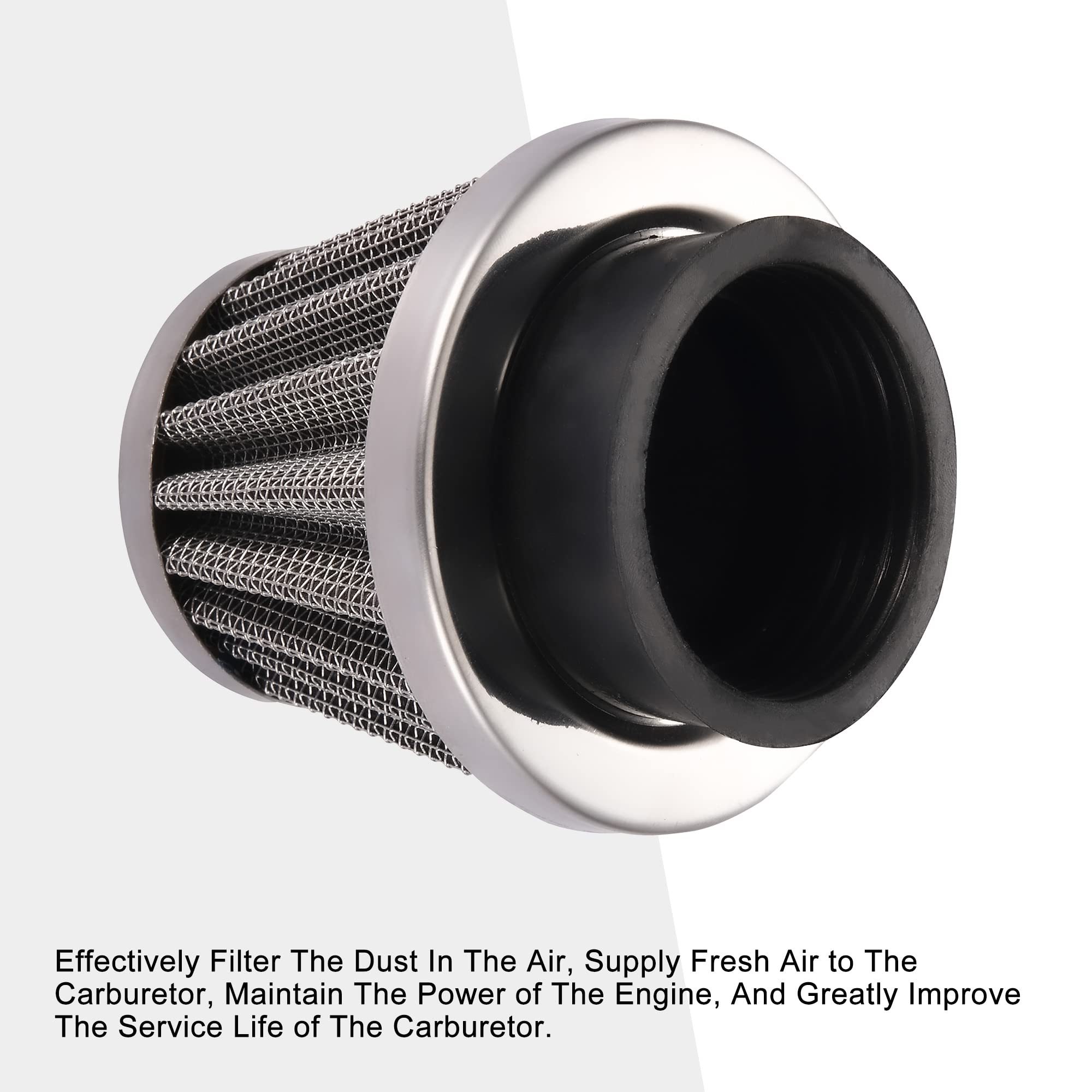 44mm High Flow Air Filter – Fits Go Kart, Dirt Bike, Pocket Bike, ATV – Performance