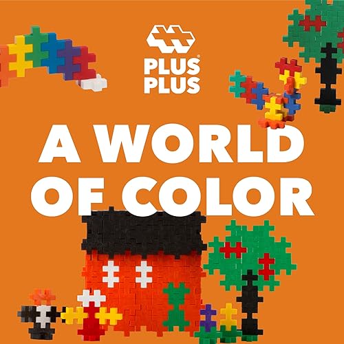 Miniatura 5 de PLUS PLUS BIG - Juego abierto – 600 piezas en bañera de almacenamiento – Mezcla de colores básicos, juguete de construcción de construcción, bloques