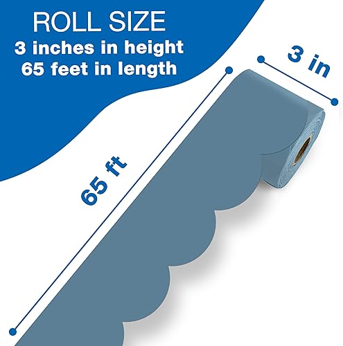 Vista 122 de Carson Dellosa Grow Together - Bordes de madera clara para tablón de anuncios de 65 pies, 1 rollo de ribete natural para pizarra blanca, corcho