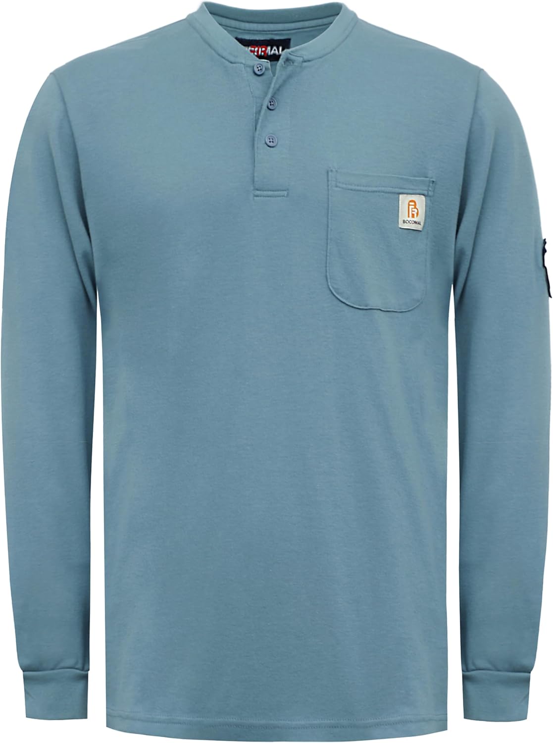 BOCOMAL FR Fire Retardant Henley Shirt for Men, 7oz, Jamaica Ubuy