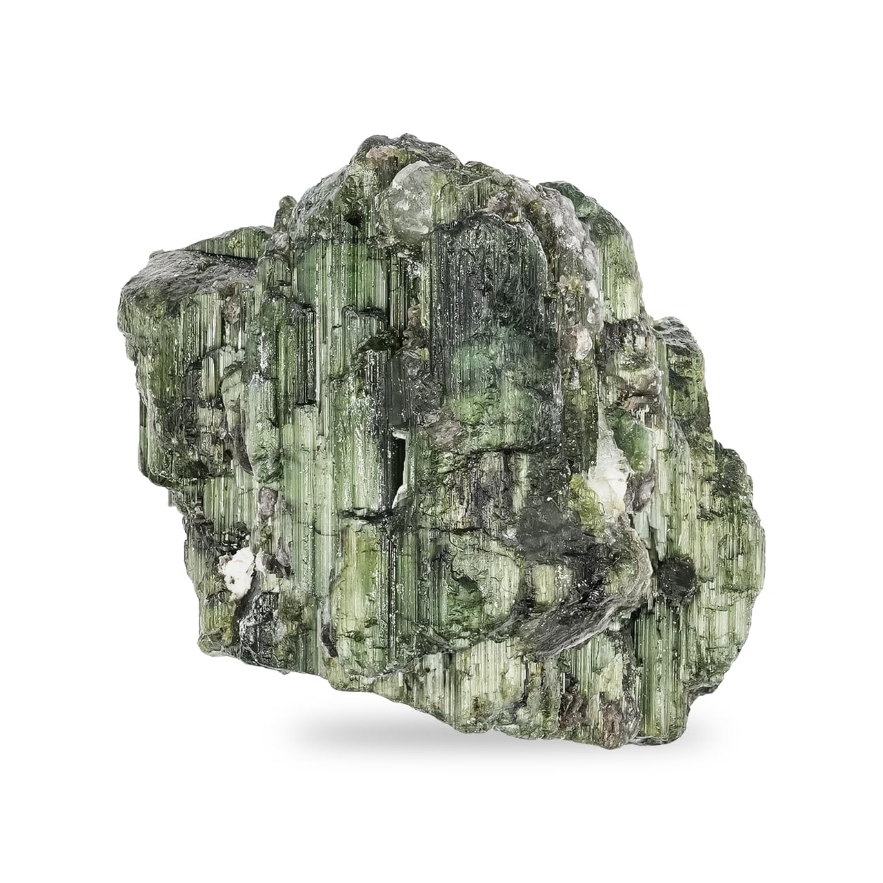 Starborn Cristallo naturale grezzo di tormalina verde scuro, 1 pezzo, grande, Large, Pietra preziosa, Tormalina verde