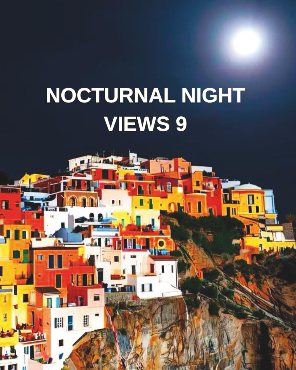 NOCTURNAL NIGHT VIEWS 9: A COLOURING BOOK WITH NIGHTTIME VIEWS OF OUR WORLD.