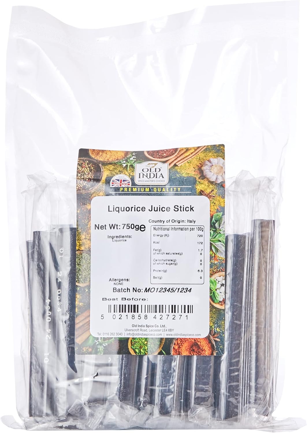 Old India Liquorice Juice Stick 750 g Amazon.co.uk Grocery