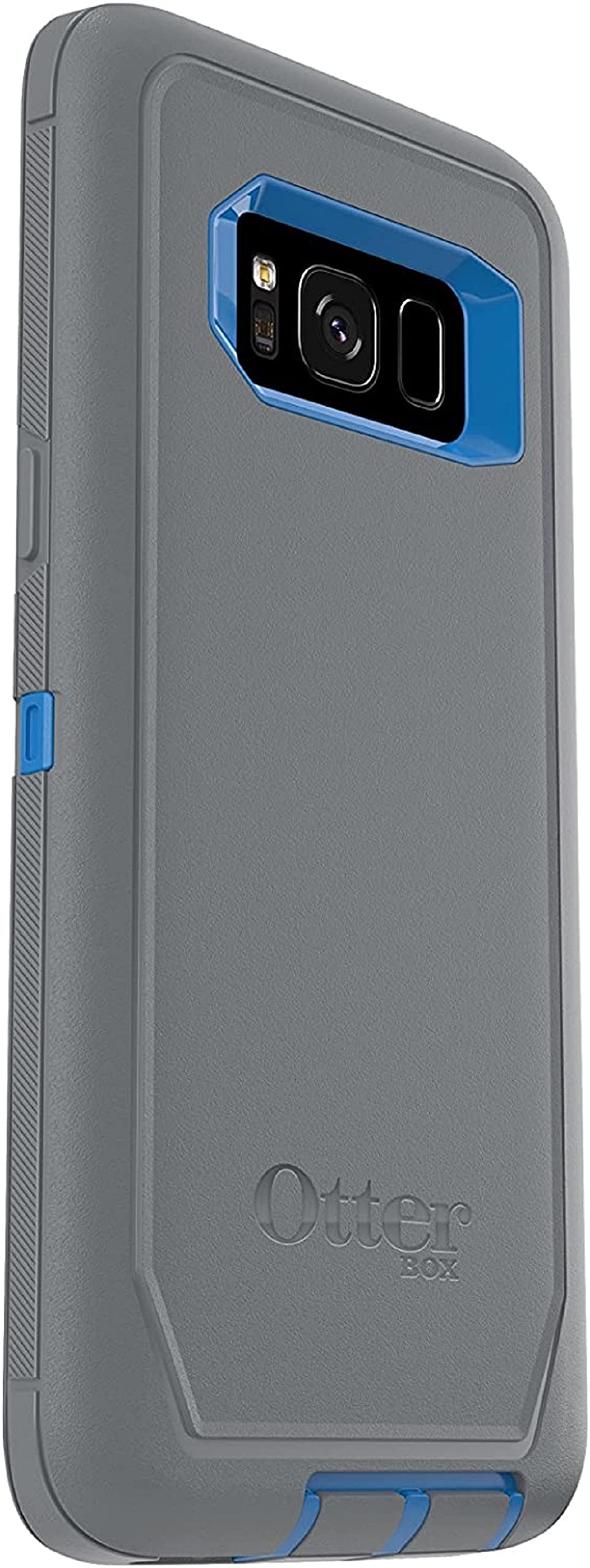 Otterbox Defender Series - Funda para Samsung Galaxy S8 (solamente), incluye clip de cartucho, paquete sin venta al por menor, color azul y gris plomizo)
