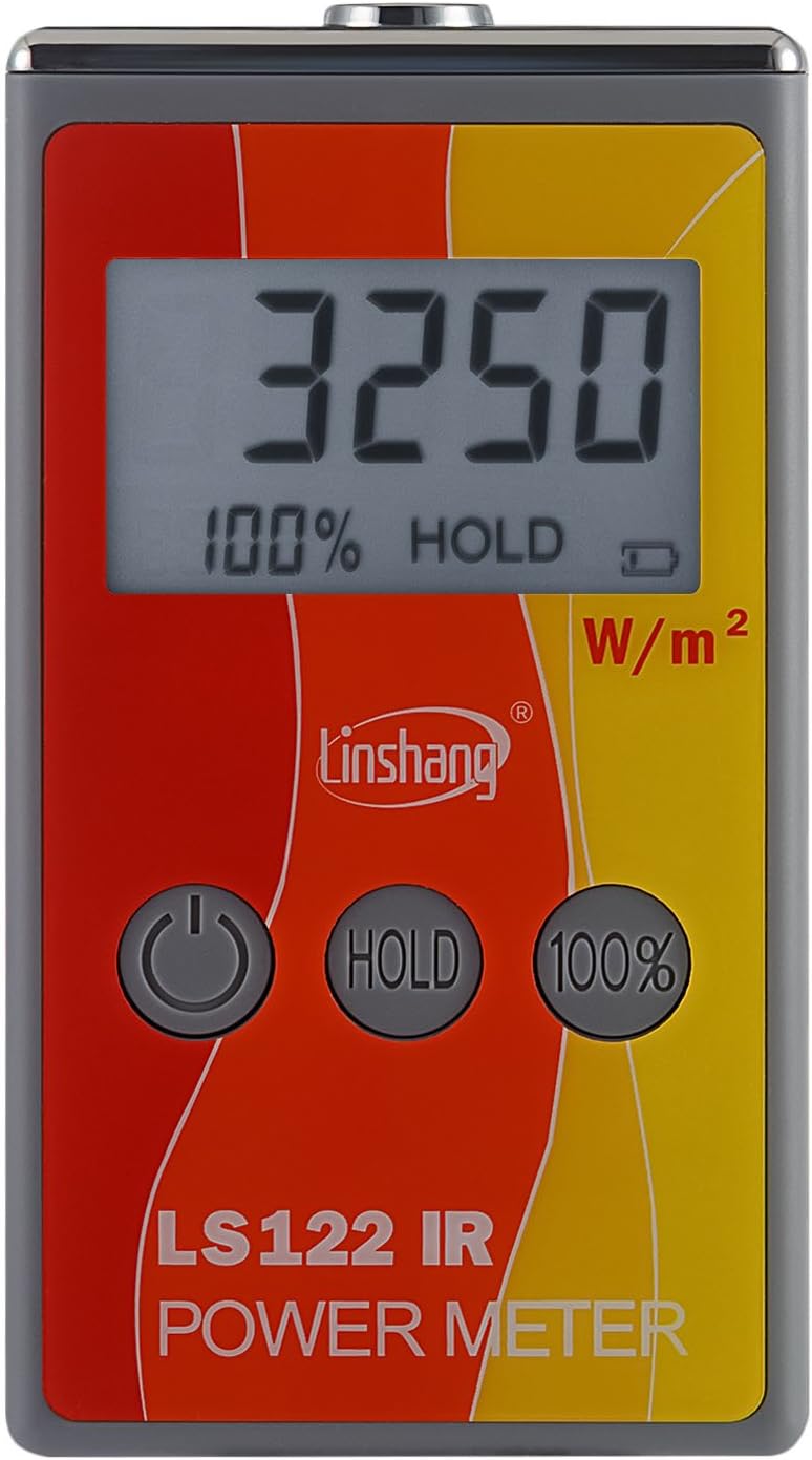 IR power meter Infrared radiation luminance 1000 to 1700 nm IR Rejection