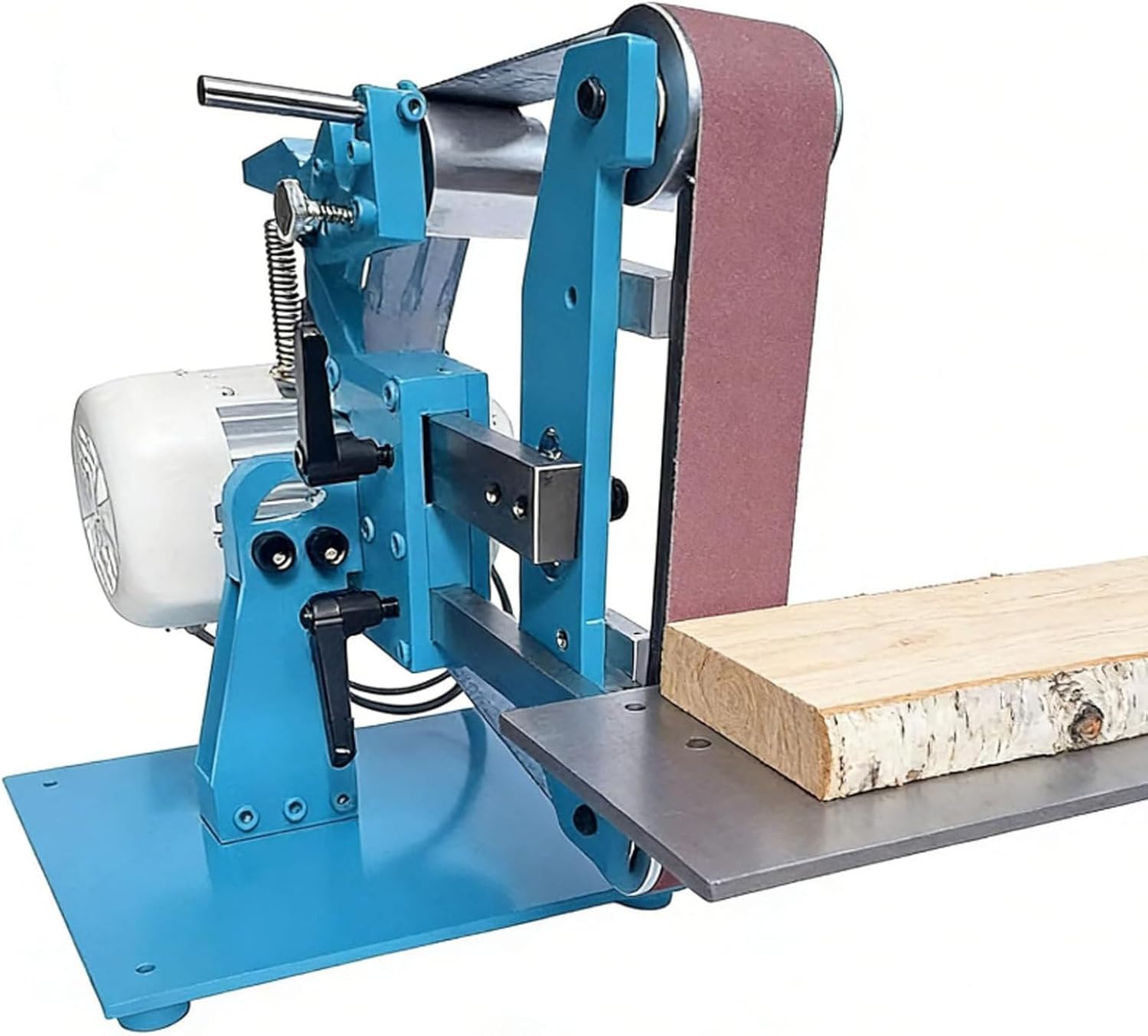 Factory 750w Electric Belt Sander, Bench Sander with 5 Sanding Belts, 1100W Grinder Grinding Polishing Machine, for Wood and Metal 1100w