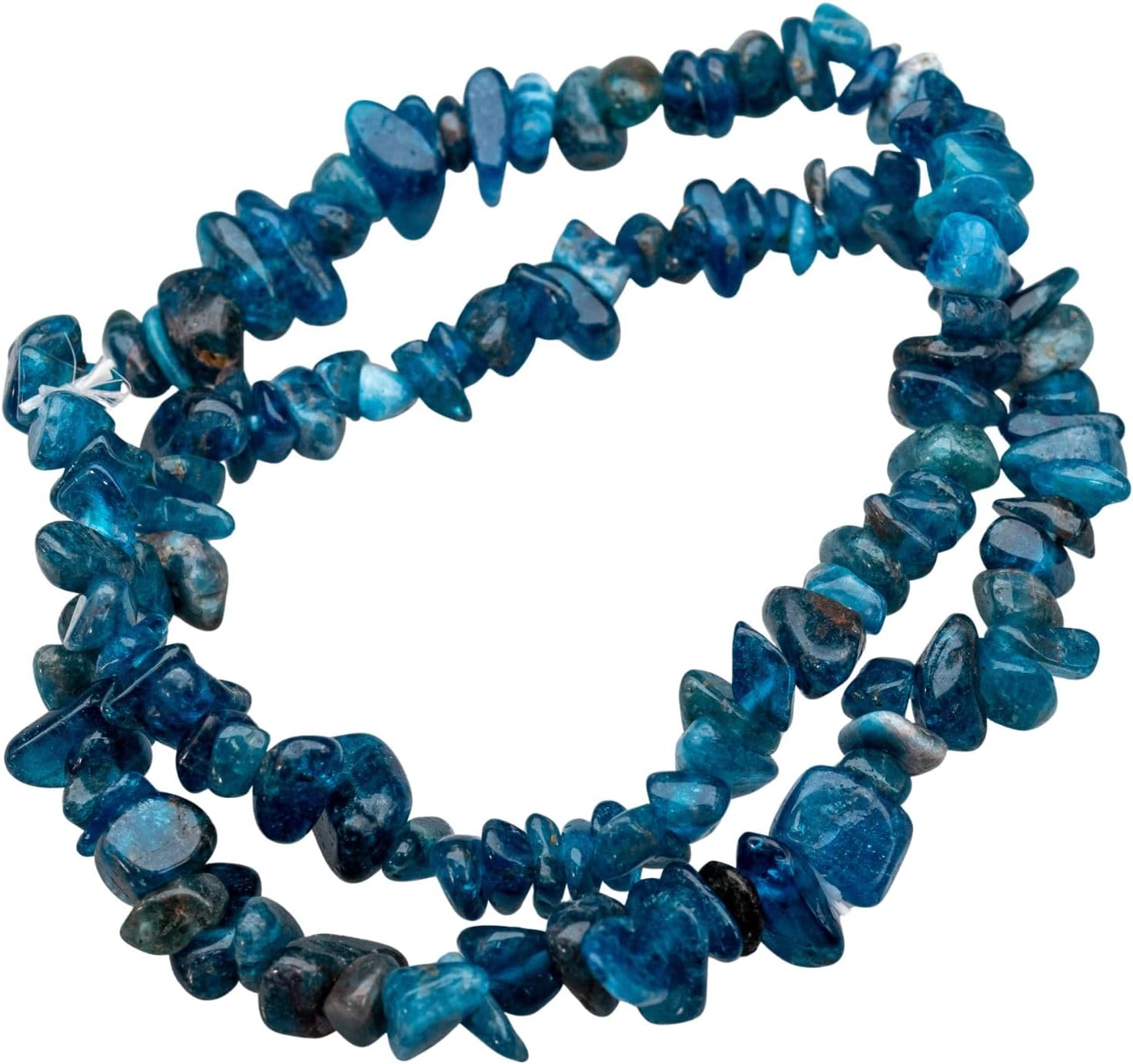 Natural Gemstone Bracelets, Chakra Crystal Healing Chip Stretch Bracelets, Gemstone Polished Irregular Crystals, Crystal Irregular Chips Beads Stretch Bracelets - Image 2