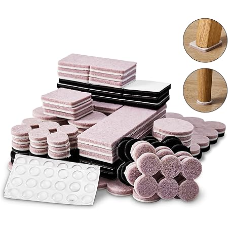 COVERCORNER Protectores De Suelo Para Patas De Silla, Deslizadores De Muebles De 1 1/2 Pulgadas, Protectores De Suelo Para Sillas