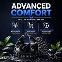 MILDCARE Jumbo Scalp Massager Brush (Black) | Soft Silicone Shampoo Brush for Deep Scalp Cleaning, Gentle Exfoliation & Relaxing Head Massage | Hair Oil Massage & Dandruff Care | Wet & Dry Use Enhanced Hairwash | For Men & Women gallery image