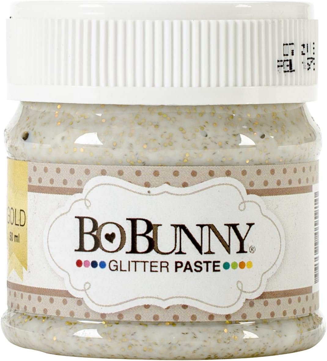 Bo Bunny Double Dot Glitter Paste, Gold