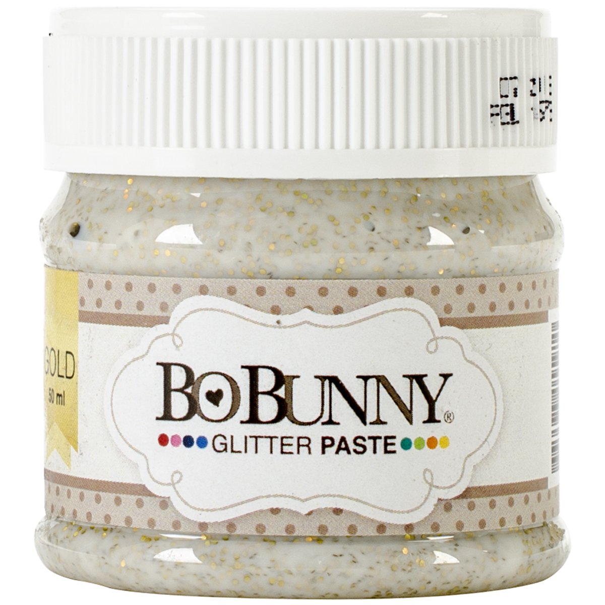 Bo Bunny Double Dot Glitter Paste, Gold