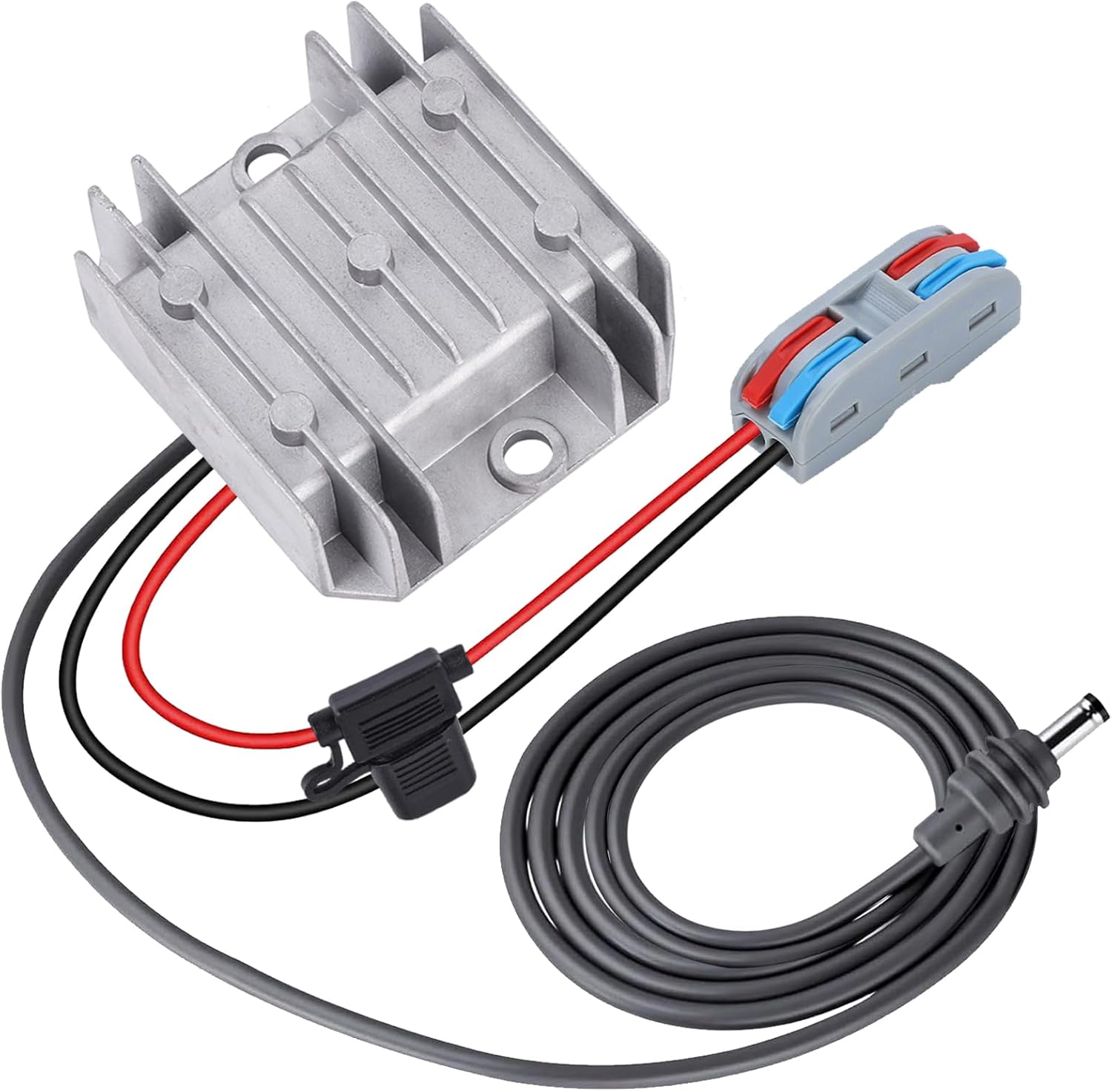 DC 12V/24V to 30V 3.5A Step Up Converter Cable for Mini, 12V Adapter Power Cord Converter for Mini Power Supply Cord Boost Conversion with Fuse (3M/9.84Ft)