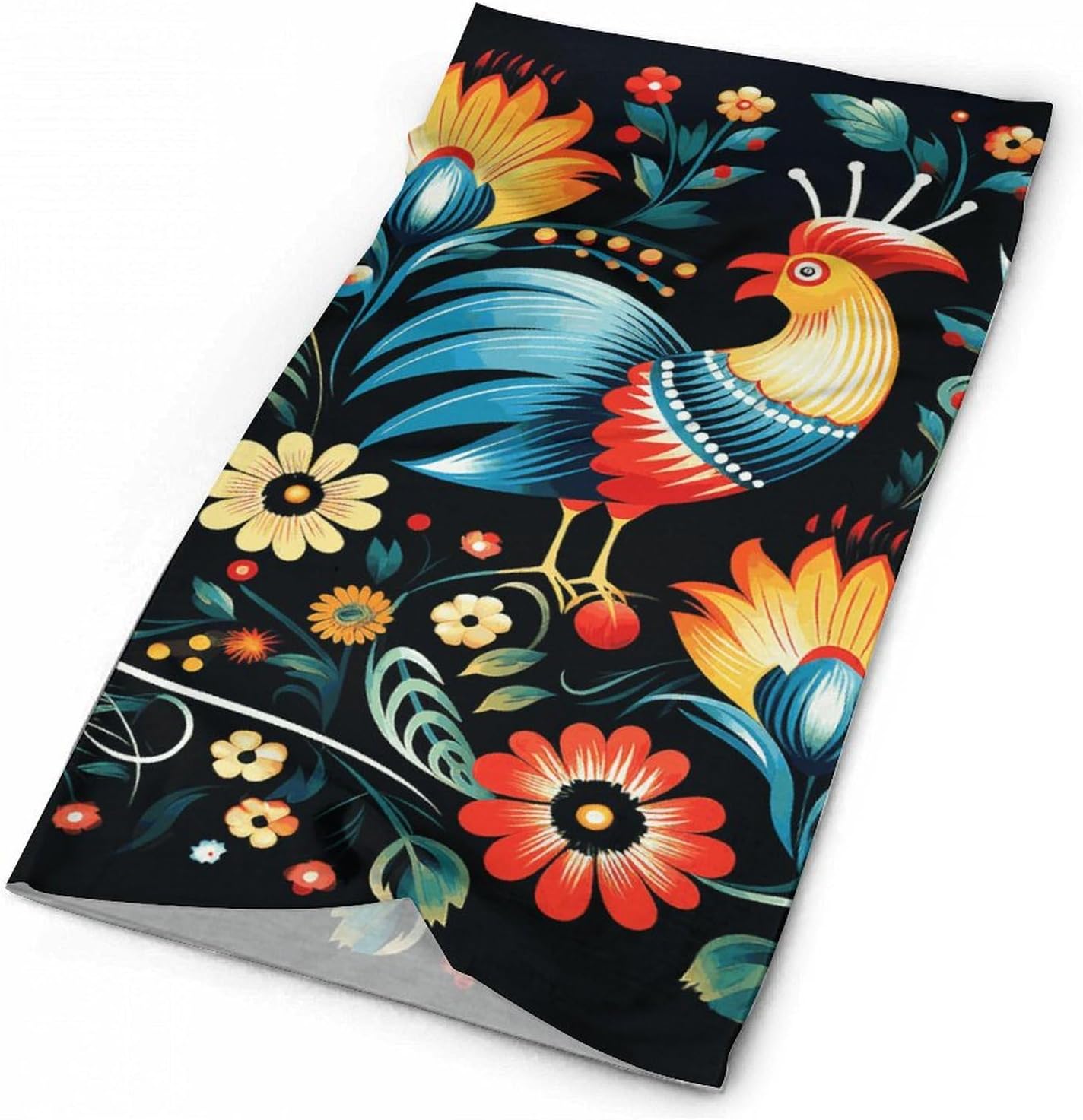 Polish Folk Art Pattern Neck Gaiter Face Mask Sun Protection Face Scarf Breathable Windproof Headwear Bandana For Men Women