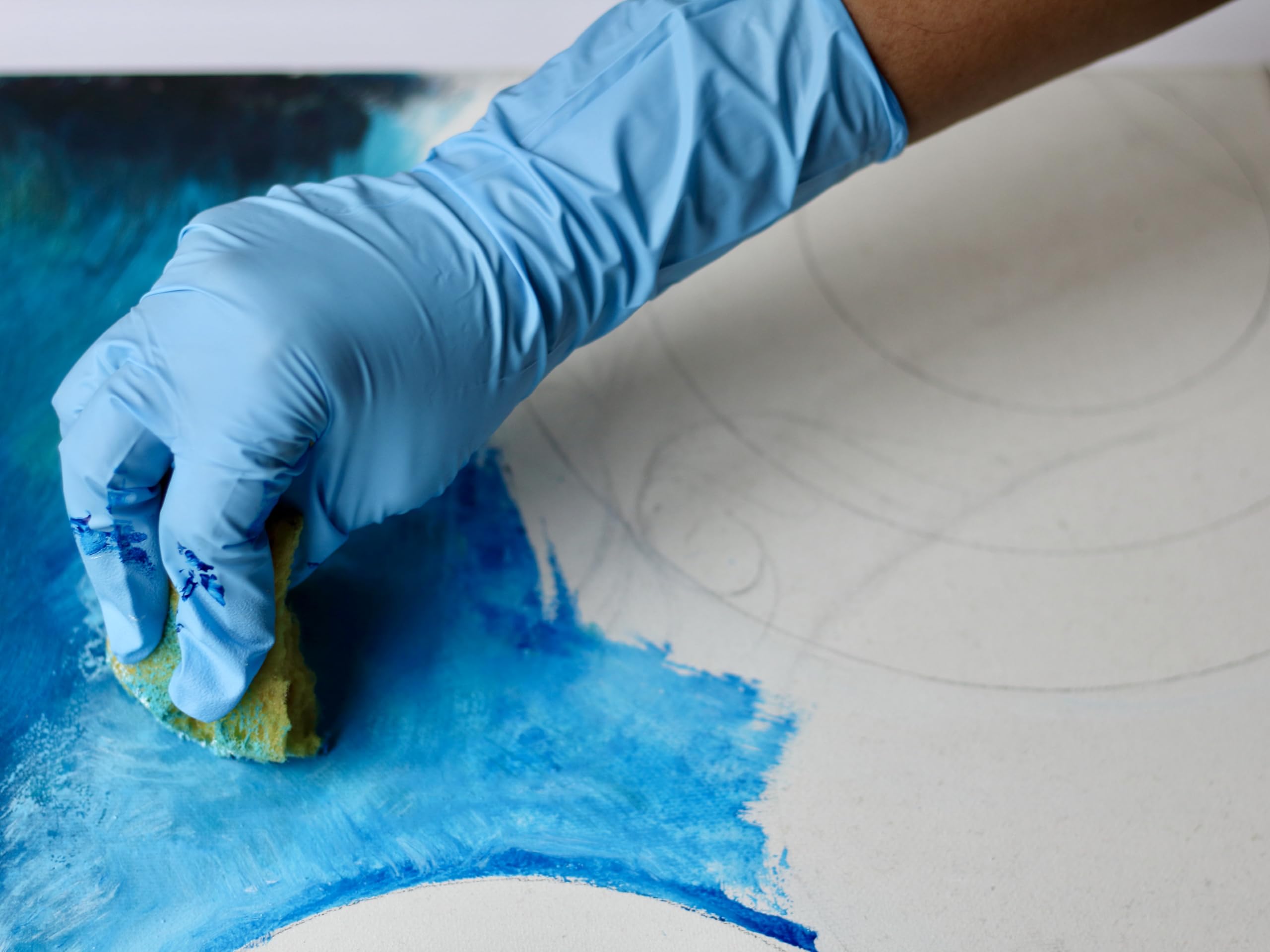 8 éponges De Mer Naturelles Pour Peinture - Non Blanchies, Effet Texture, Pour Aquarelle, Acrylique, Poterie