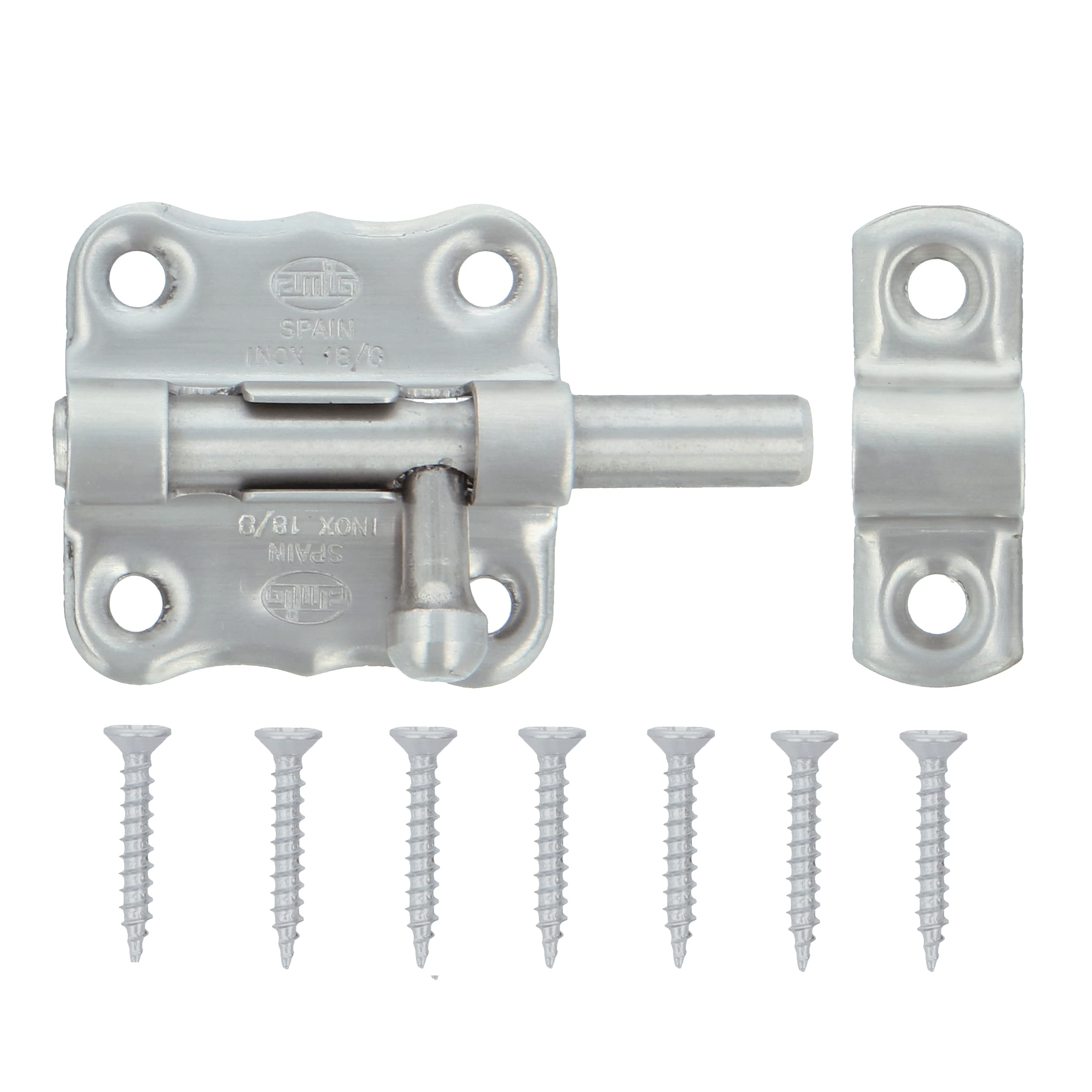 Amig Pin 384-30 Stainless Steel 18/8 Display, Silver Matte, 30 x 33 mm - Image 3