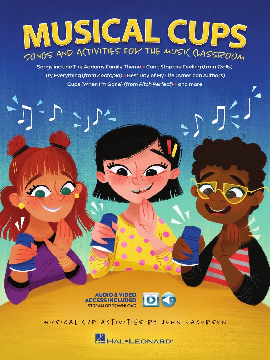 Musical Cups Song and Activities for the Music Classroom Rhythm Learning with Fun Cup Games | 10 Engaging Songs | Online Audio and Video Included